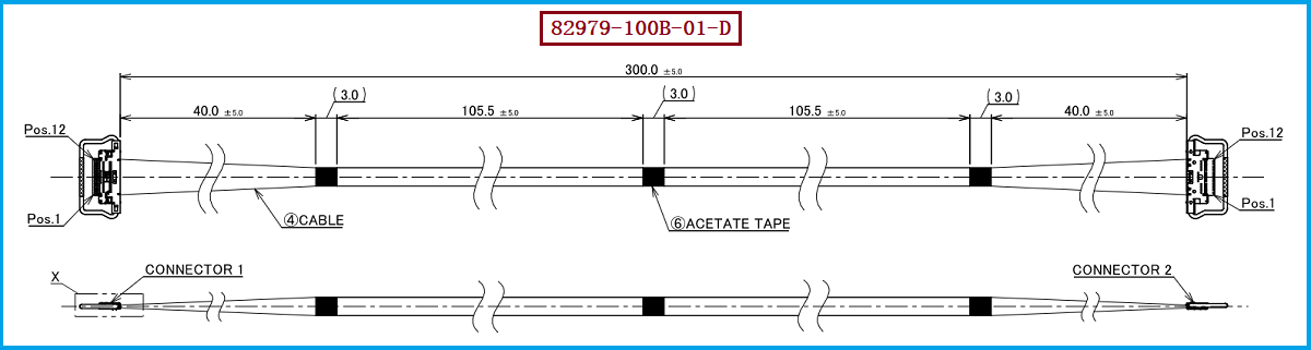 I-PEX 82979-100B-01-D极细同轴线束 I-PEX 82979-100B-01-D极细同轴线束