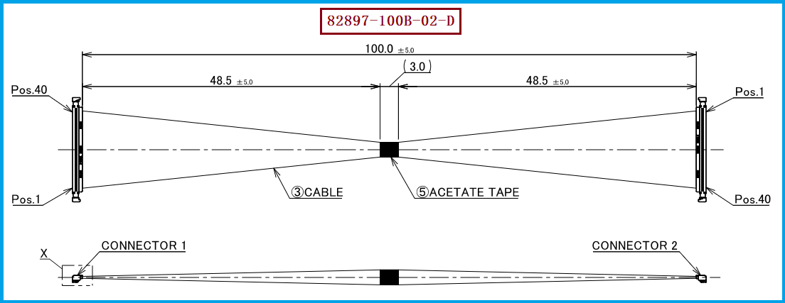 I-PEX 82897-100B-02-D极细同轴线束 I-PEX 82897-100B-02-D极细同轴线束
