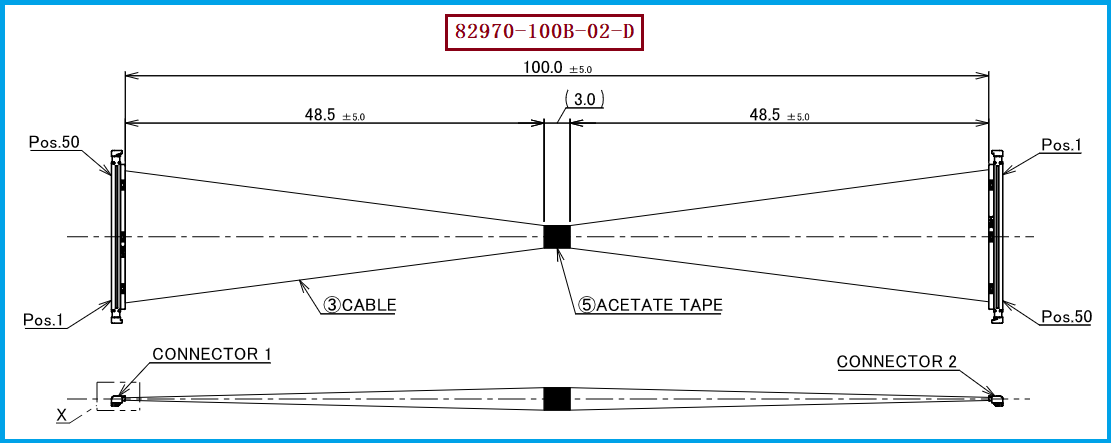 I-PEX 82970-100B-02-D极细同轴线束 I-PEX 82970-100B-02-D极细同轴线束